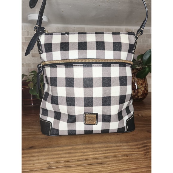 Dooney & Bourke Tucker Check Hobo Bag - Picture 2 of 10
